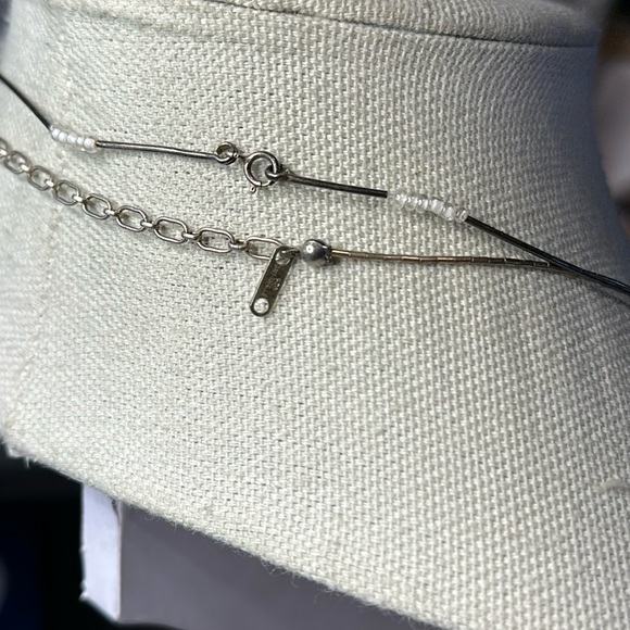 Y2k Sterling Silver Glass & Crystal Necklaces Jewelry Lot - Picture 6 of 6